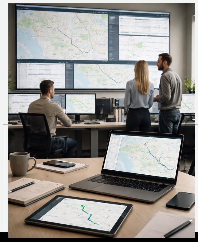 Трекинг грузов и Fleet Management, мониторинг автопарка в Ангарске