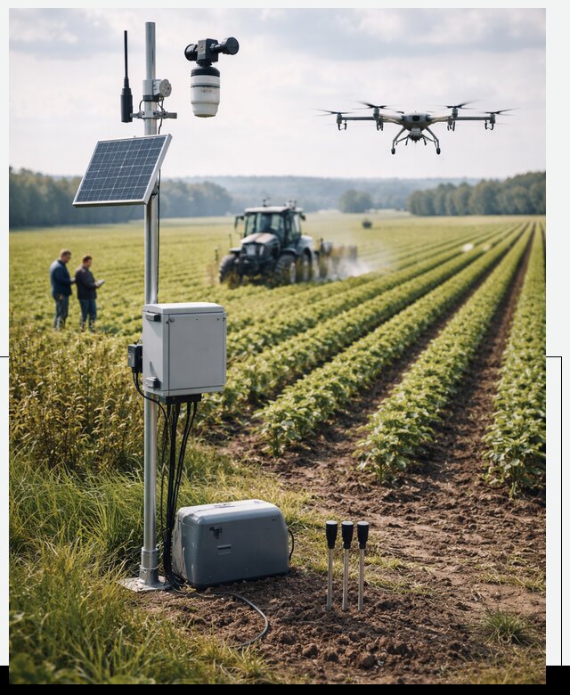 Разработка IoT мониторинга полей в Ангарске от 8733 р. | АвикейНгр